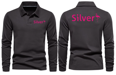 AIR SILVER LONG SLEEVE POLO